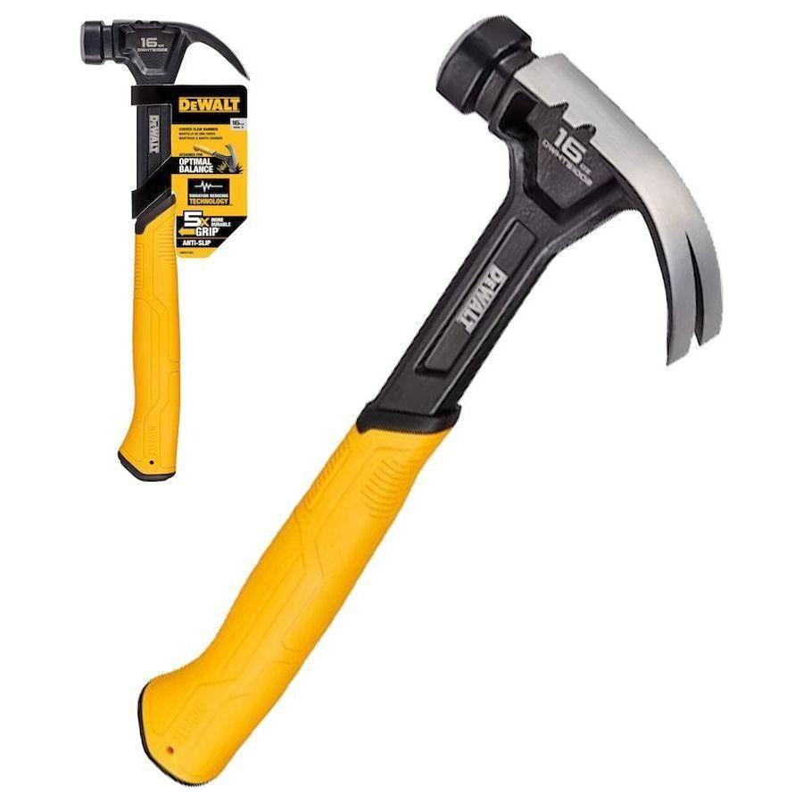 Dewalt DWHT51002 Curved Claw Steel Hammer 16oz – Goldpeak Tools PH