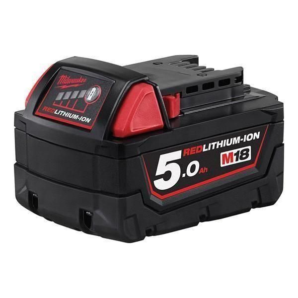 Milwaukee M18B5 Red Lithium Ion Battery