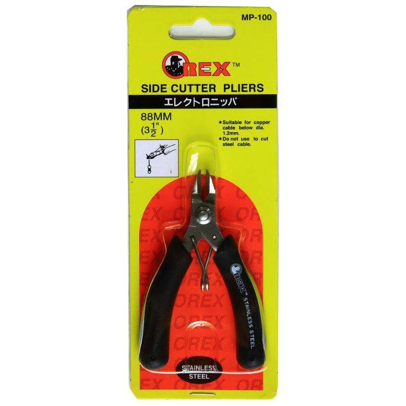 Orex MP-100 Mini Side Cutting Pliers / Side Cutters 3-1/2