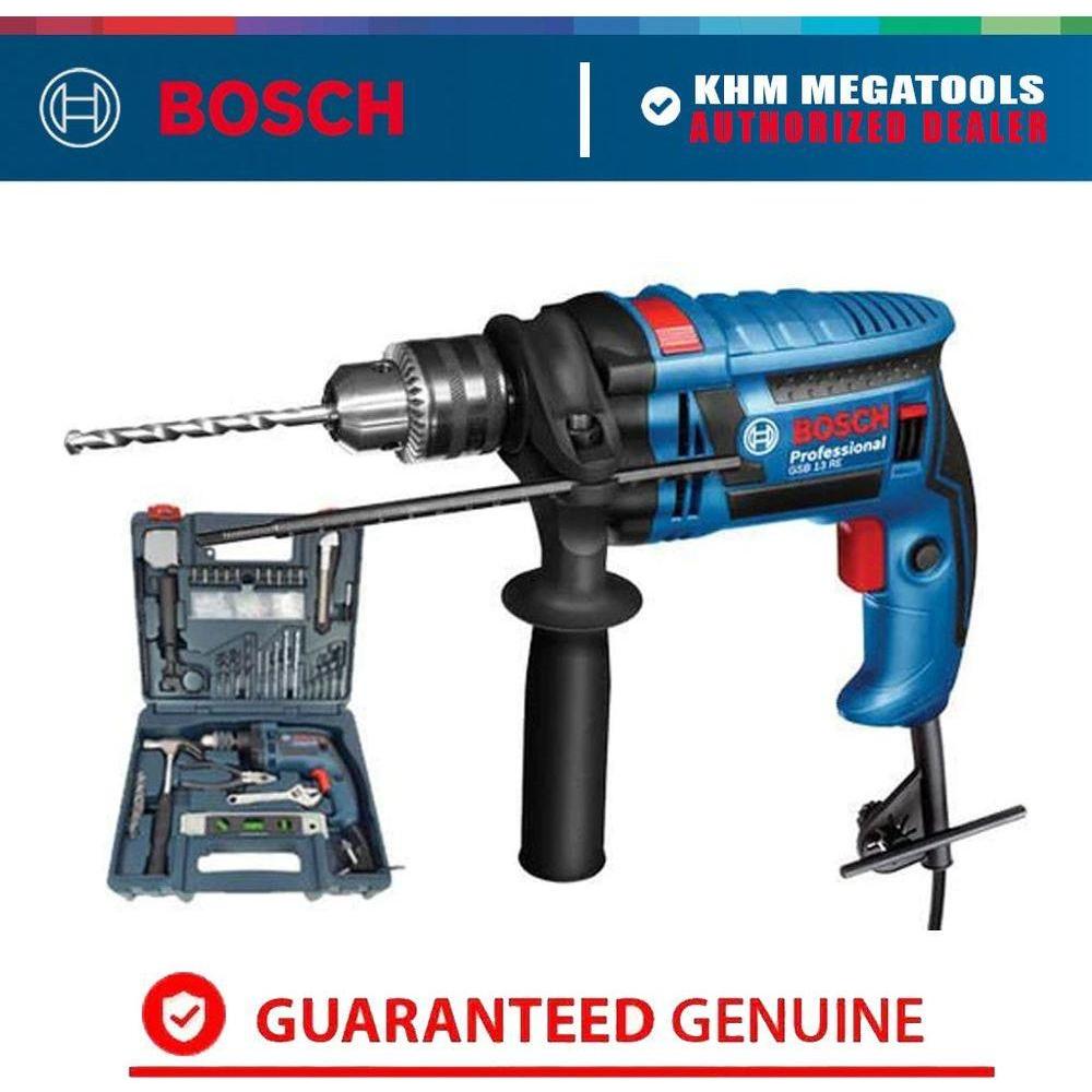 Bosch GSB 13 RE Impact Drill + Handtools with Accessories 1/2