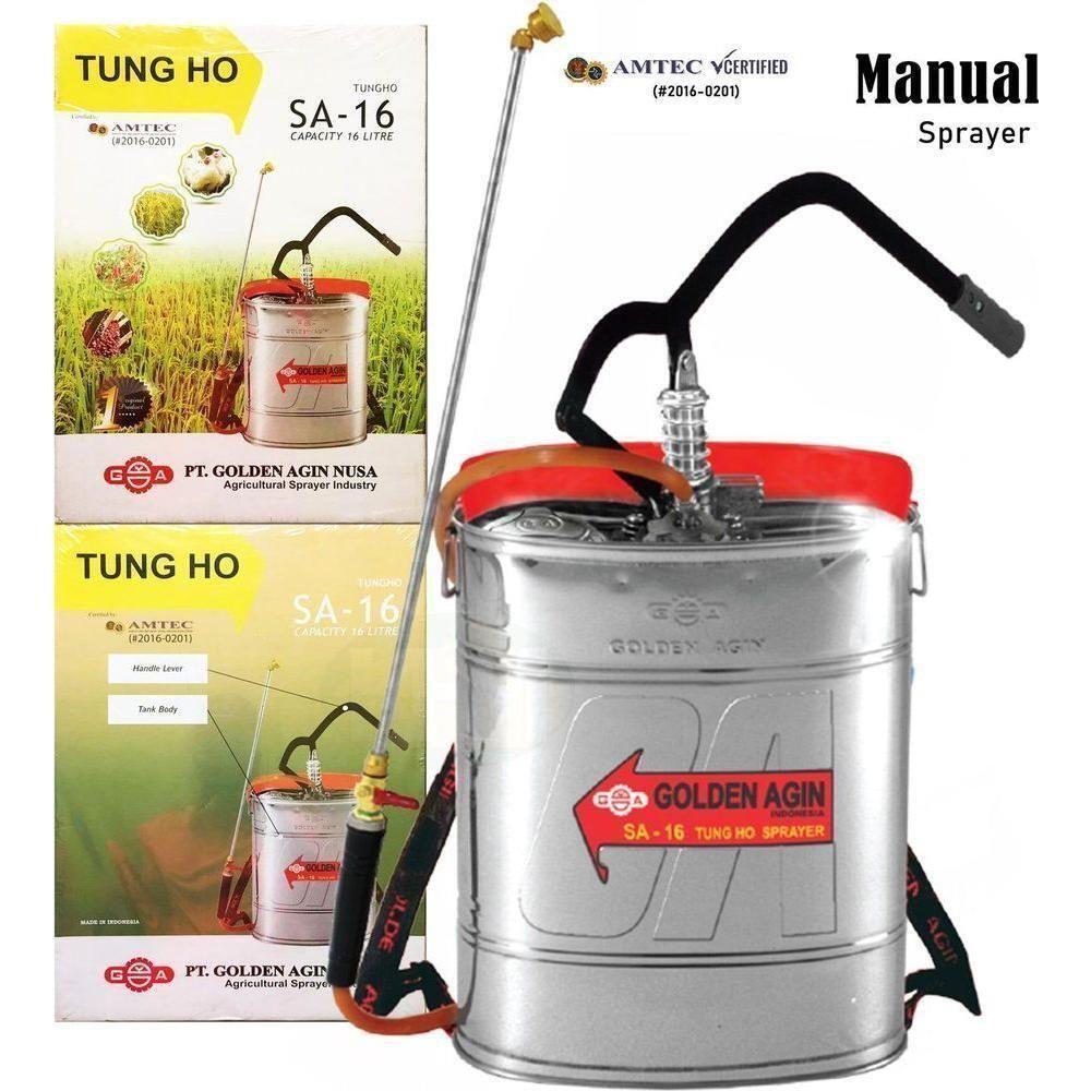Golden Agin Tungho SA-16 Stainless Knapsack Sprayer | Golden Agin by KHM Megatools Corp. Golden Agin Tungho SA-16 Stainless Knapsack Sprayer | Golden Agin by KHM Megatools Corp.