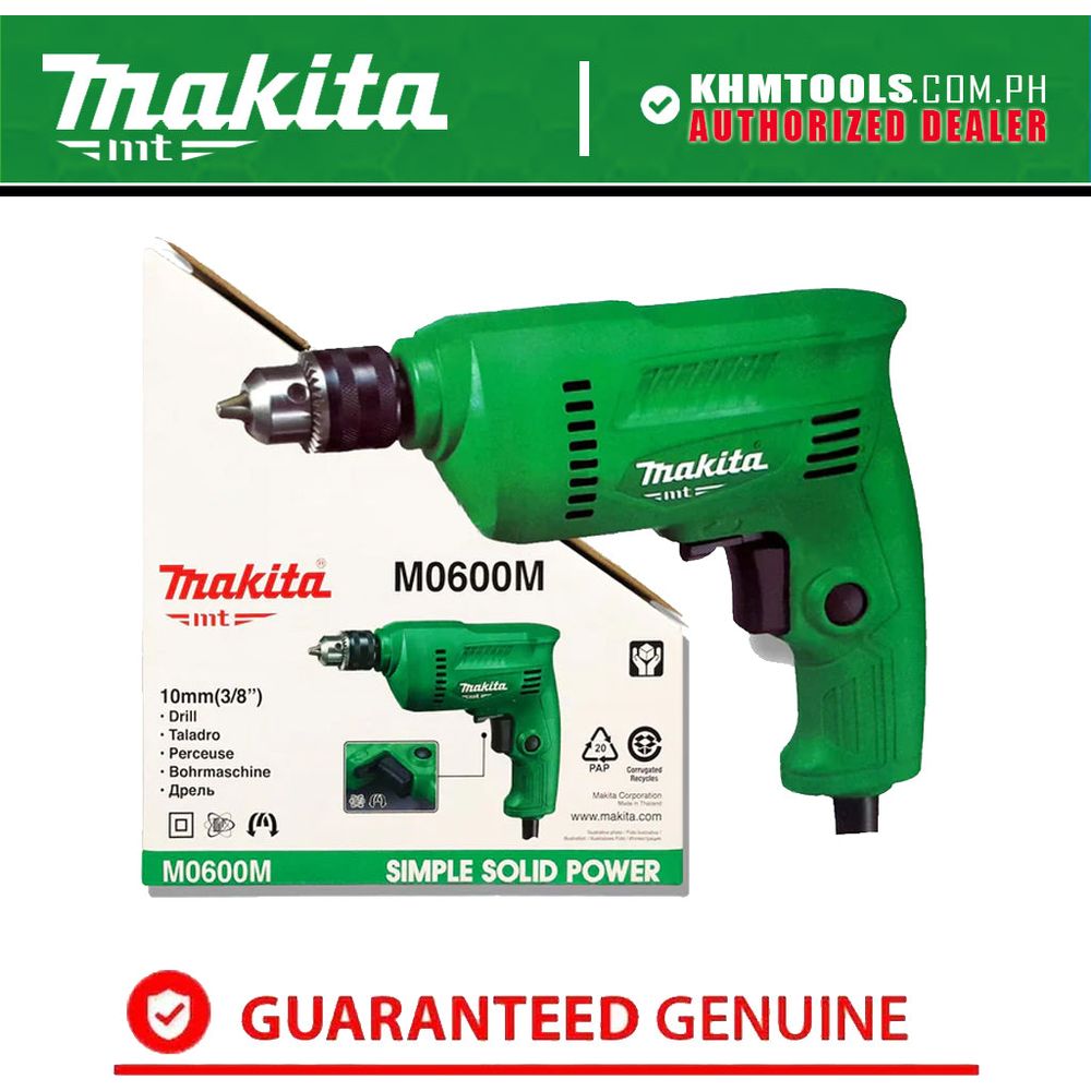 Makita MT M0600M Hand Drill 3/8