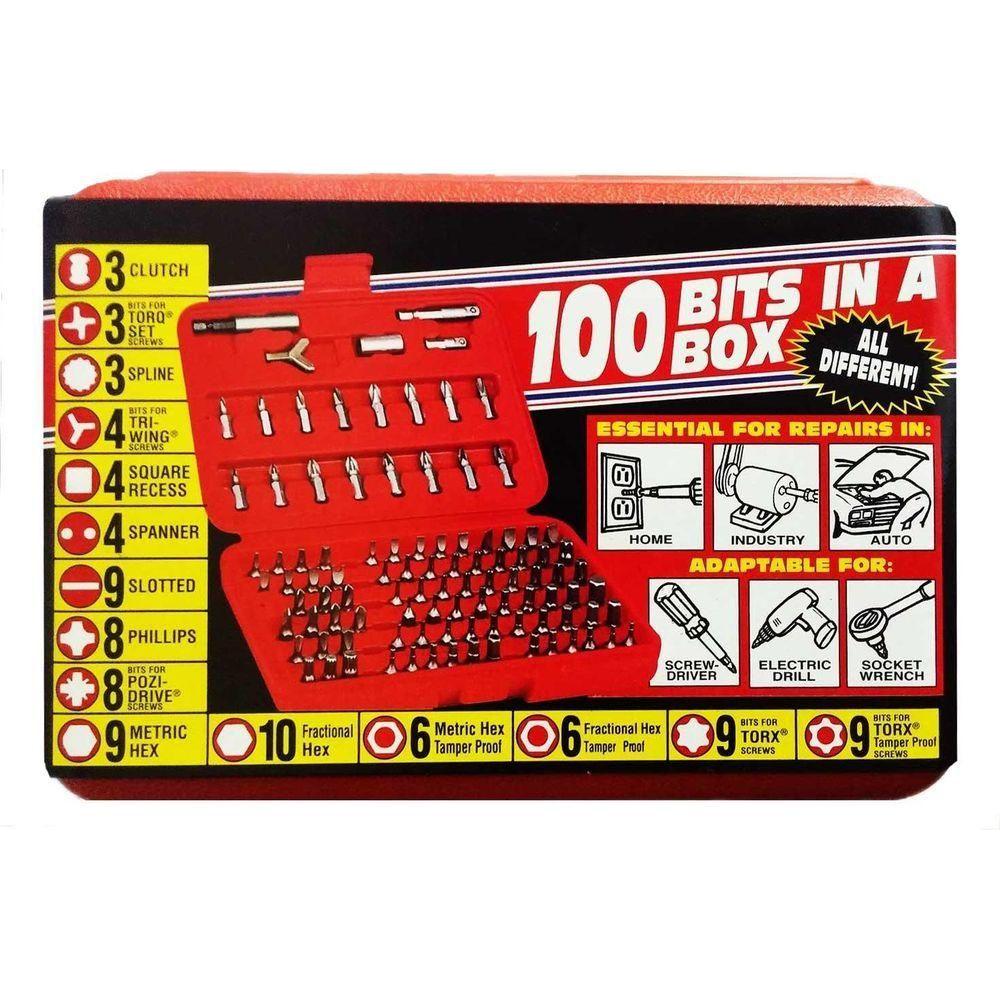 100 pcs. Screwdriver Bit Set - Goldpeak Tools PH Generic 100 pcs. Screwdriver Bit Set - Goldpeak Tools PH Generic