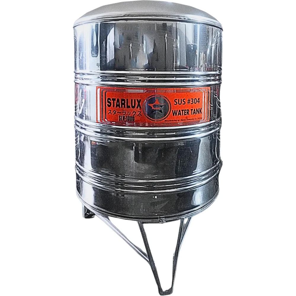 Starlux SLV Stainless Cylindrical Water Storage Tank (Vertical) - KHM Megatools Corp.