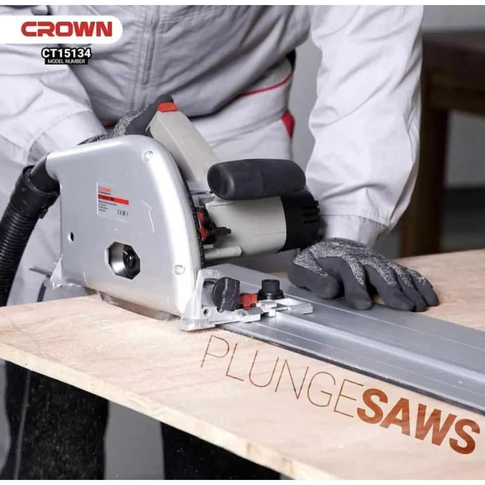 Crown CT15134-165 Plunge Saw 1300W | Crown by KHM Megatools Corp.