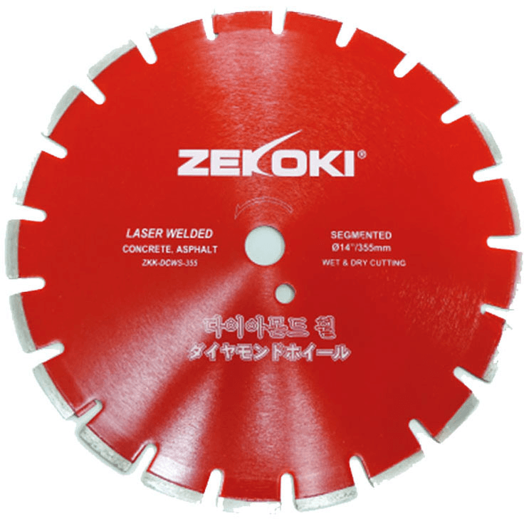 Zekoki ZKK-DCWS-355 Diamond Cut off Wheel 14