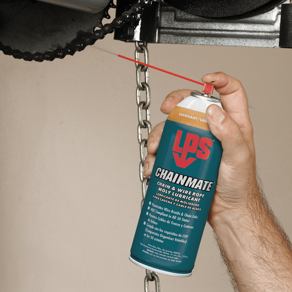 LPS 02416 ChainMate Chain & Wire Rope Moly Lubricant 11oz - KHM Megatools Corp.