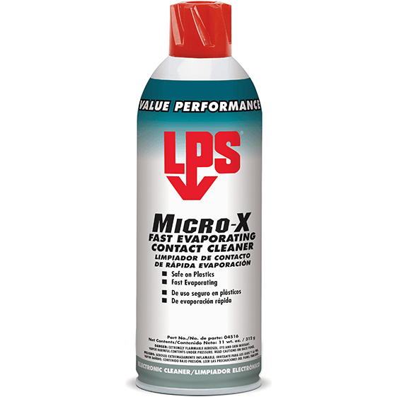 LPS 04516 Micro-X Fast Evaporating Contact Cleaner 11oz - KHM Megatools Corp.