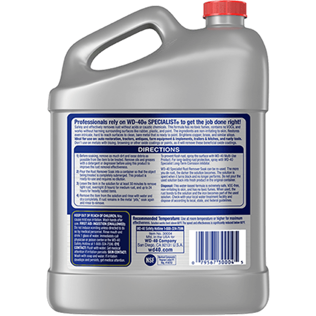 WD-40 Rust Remover Soak 1 Gallon (WDSPLRS1GAL) - KHM Megatools Corp.