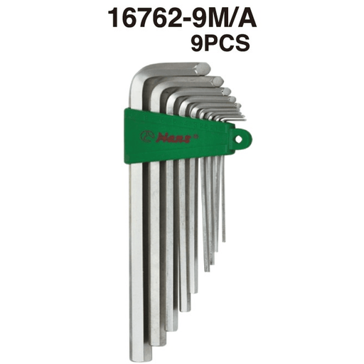 Hans 16762 Hex Key / Allen Wrench Set (Longer Arm) - KHM Megatools Corp.