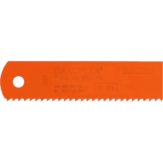 Bahco Sandflex Bi-Metal Hacksaw Blade 1 x 14 x 10T | Bahco by KHM Megatools Corp.