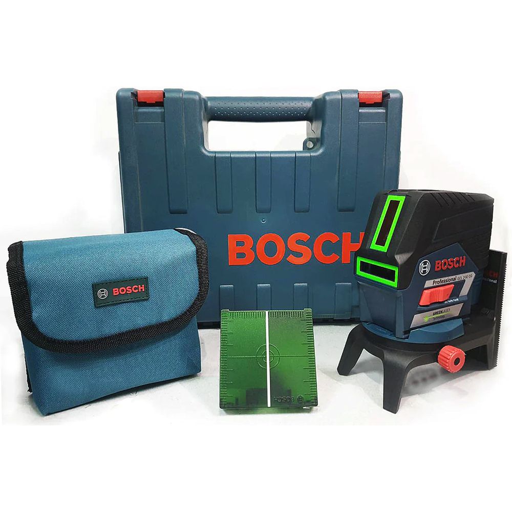 Bosch GCL 2-50 CG Cross Line Laser Level with Plumb Points (50 meters)