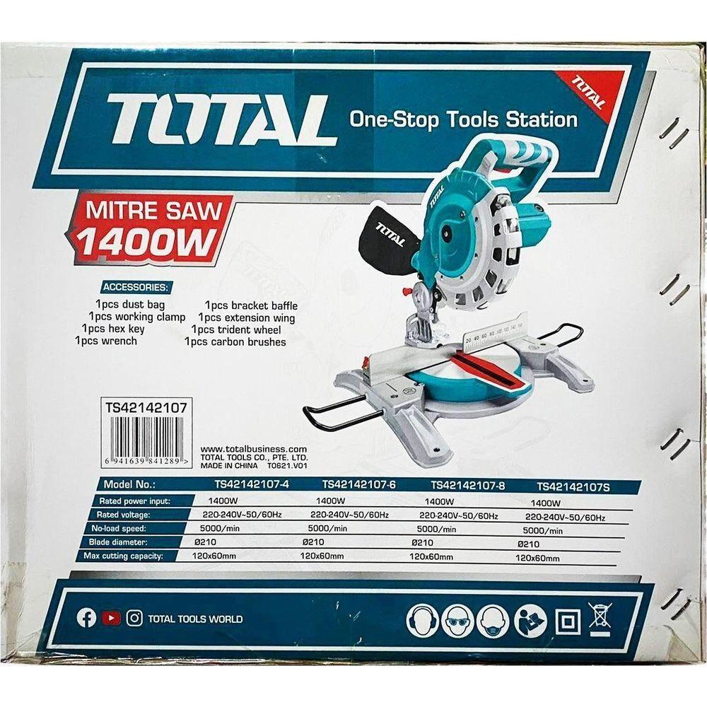 Total TS42142107 Miter Saw 8-1/4