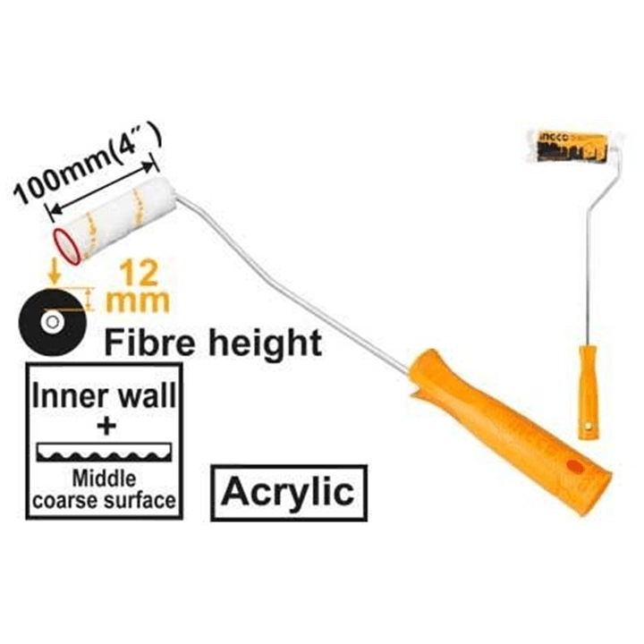 Ingco HRHT061001 Mini Paint Roller (Acrylic) Cylinder Brush 4