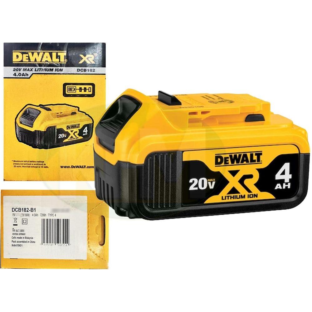 Dewalt DCB182 18V-20V Max Lithium Ion Battery (4.0Ah) - KHM Megatools Corp.