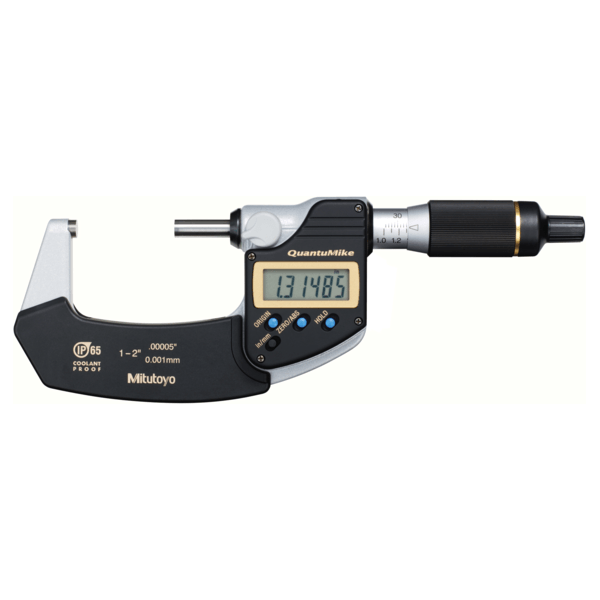 Mitutoyo 293-186-30 Digital Micrometer 1-2