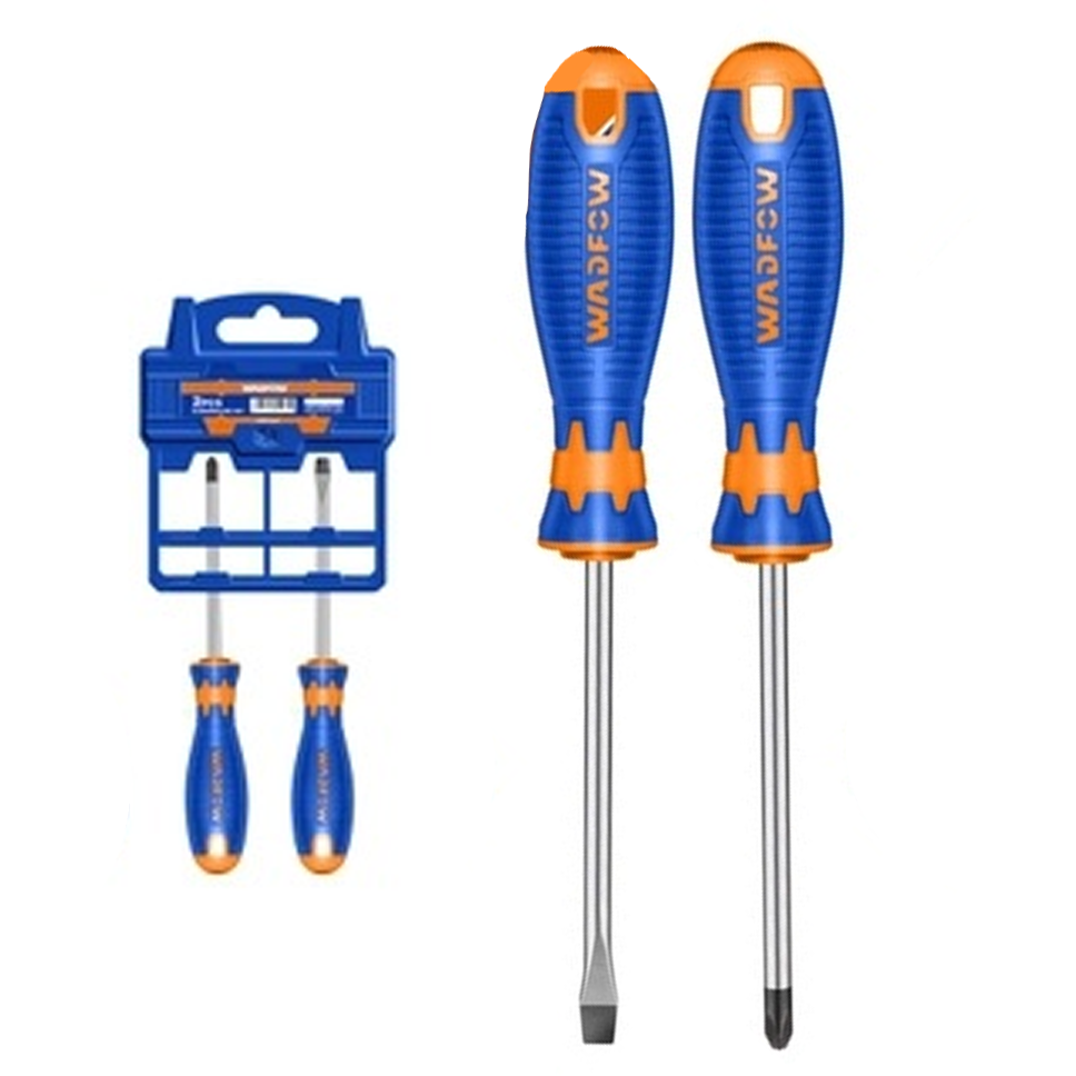 Wadfow WSS1302 Screwdriver CR-V 2Pcs Set | Wadfow by KHM Megatools Corp.