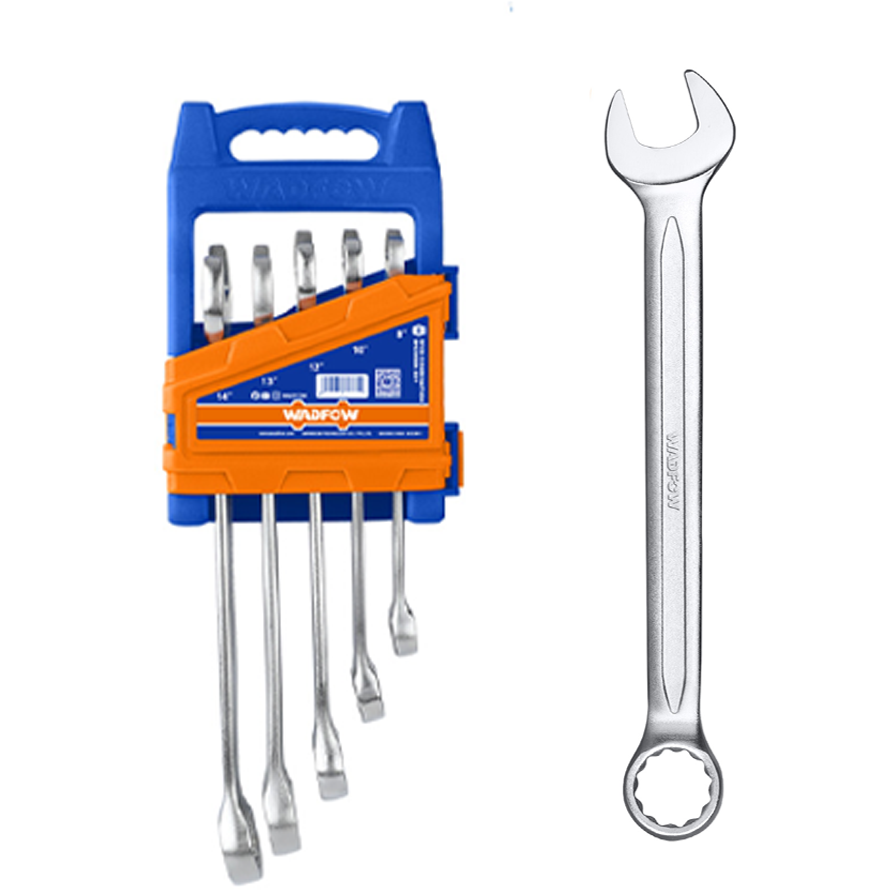 Wadfow WSP1205 8-14MM Combination Spanner 5Pcs Set | Wadfow by KHM Megatools Corp.