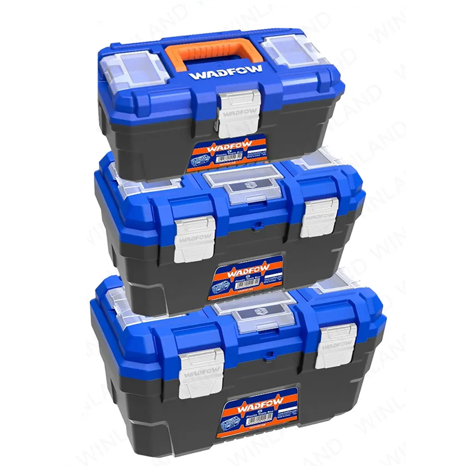 Wadfow WTB4103 Plastic Tools Boxes Set (Metal Buckle) | Wadfow by KHM Megatools Corp.