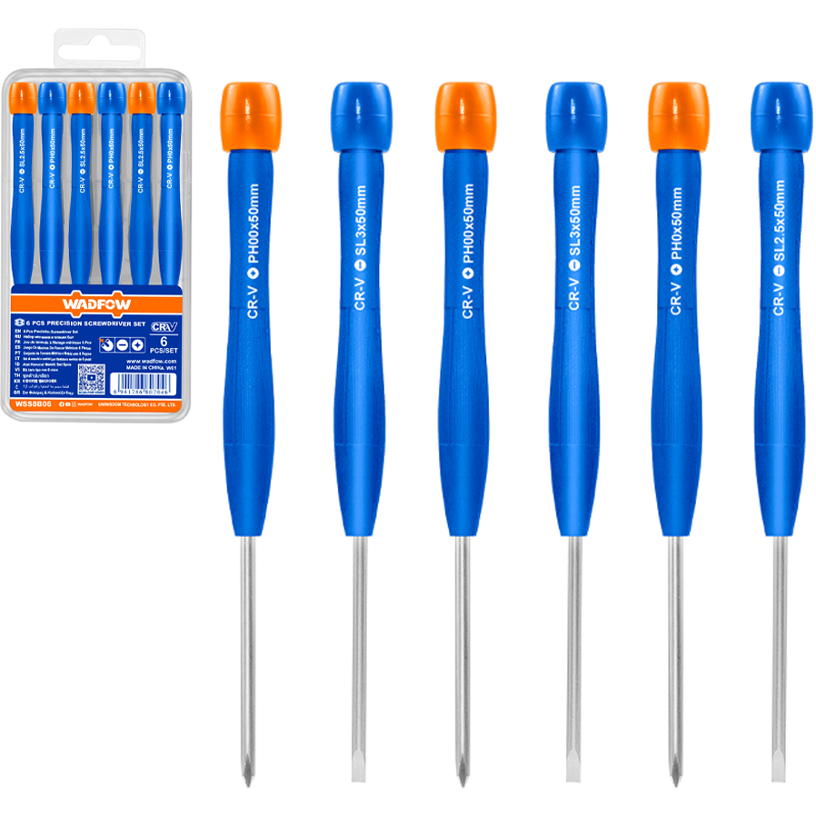 Wadfow WSS2B06 Precision Screwdriver 6Pcs Set | Wadfow by KHM Megatools Corp.