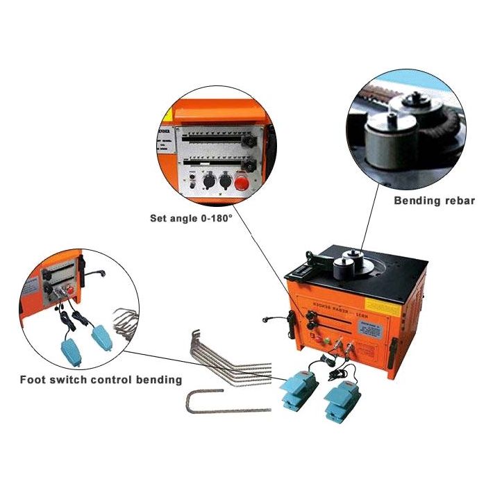 Meiho RBC Rebar Bender Machine with Cutter | Meiho by KHM Megatools Corp.