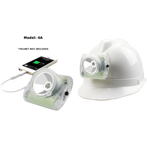 Wisdom Lamp 4A Miner's LED Cap Cordless Mining Lamp / Head Light (with USB Charger Adapter) (with USB Charger Adapter) - KHM Megatools Corp.