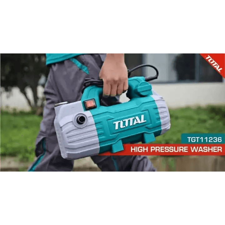 Total TGT11236-5 Portable High Pressure Washer (Induction Type) 1500W | Total by KHM Megatools Corp.