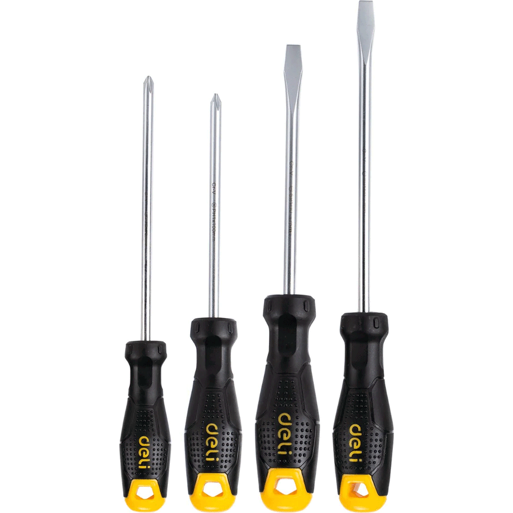 Deli EDL620004 4pcs Screwdriver Set