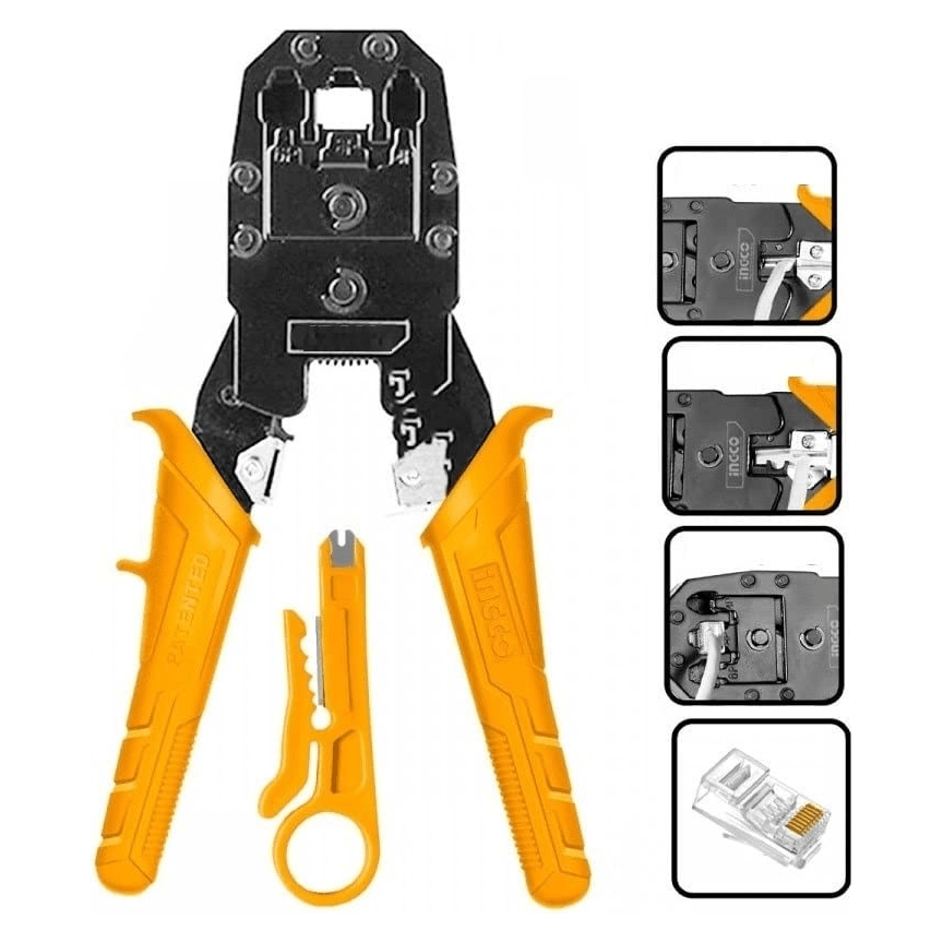 Ingco HMPC1468P Modular Plug Crimper / Crimping Tool - KHM Megatools Corp.