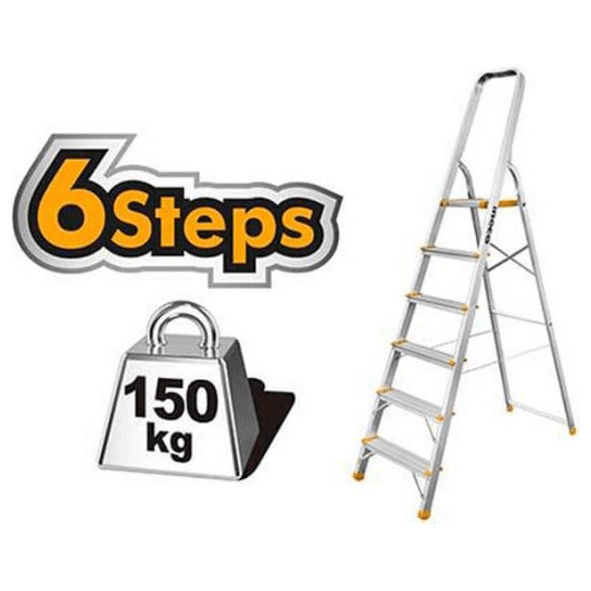 Ingco Household Aluminum A-Type Ladder - KHM Megatools Corp.