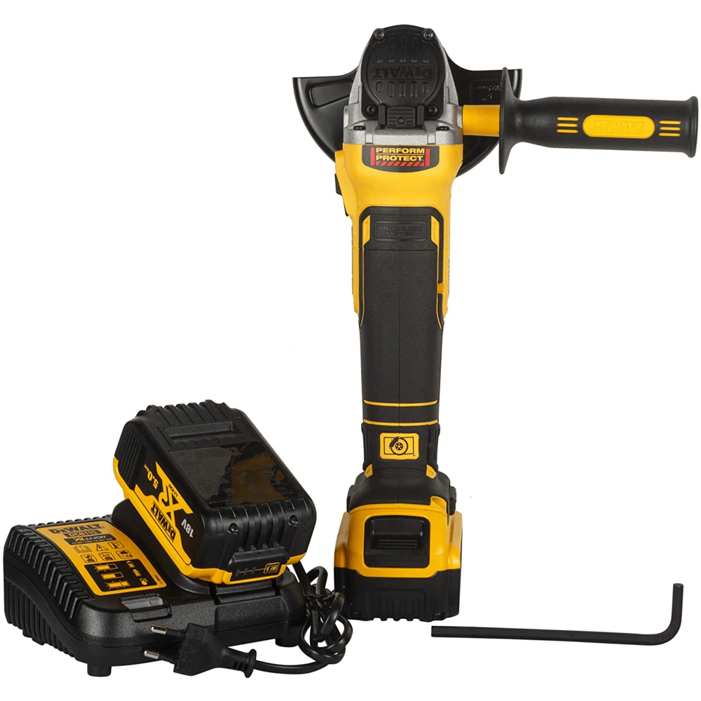 Dewalt DCG405P2 20V Cordless Angle Grinder 4