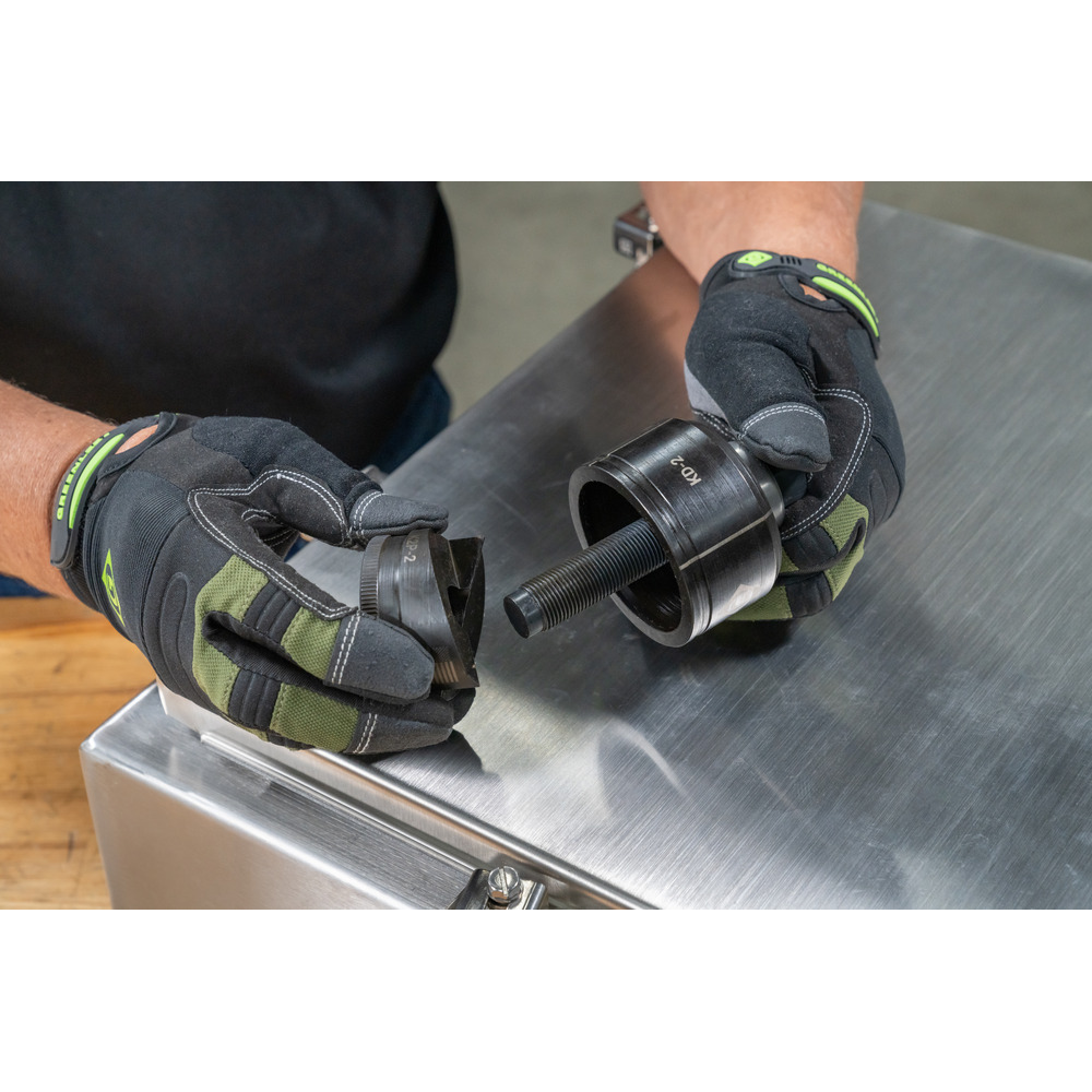Greenlee 7238SB Manual Knock Out Punch / Puncher Kit with Ratchet 1/2