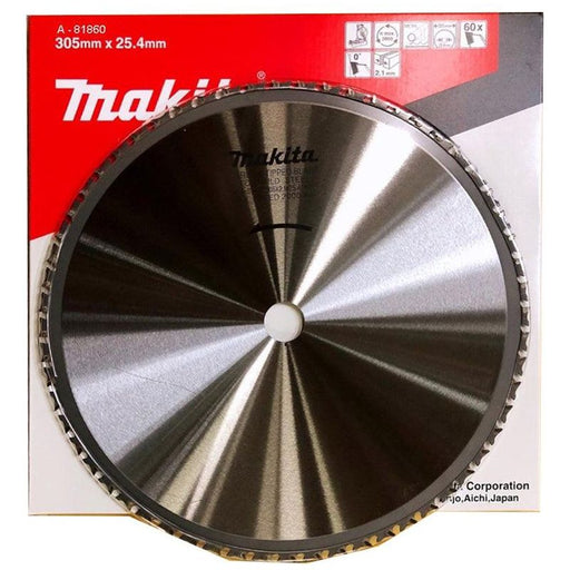Makita A-81860 Circular Saw Blade 12" x 60T for Mild Steel / LC1230 - KHM Megatools Corp.