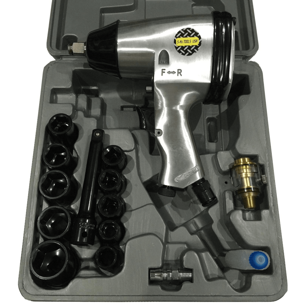 S-Ks Tools PAW-04028K Pneumatic Impact Wrench Kit 1/2