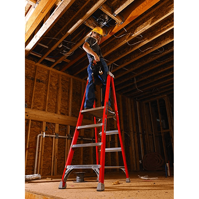 Louisville FP1500 Fiberglass Platform Type Step Ladder / A-Type Ladder (300 lbs) - KHM Megatools Corp.