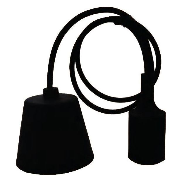 Omni E27-611/B Pendant Ceiling Lighting Fixture Black 4A 250V | Omni by KHM Megatools Corp.