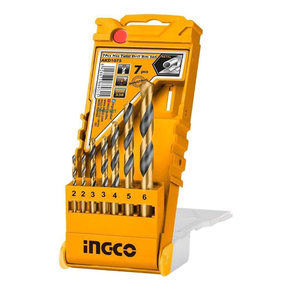 Ingco AKD1075 Metal Drill Bits 7Pcs Set – Goldpeak Tools PH