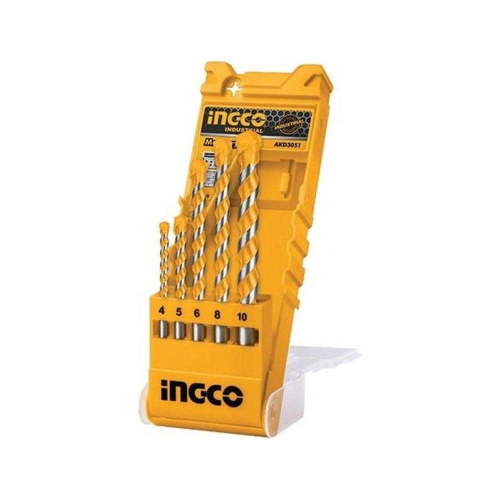 Ingco AKD3051 Masonry Drill Bit 5Pcs Set - KHM Megatools Corp.