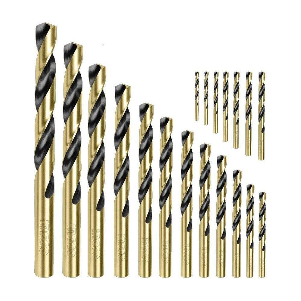 Ingco AKDB9190 HSS Twist Drill Bits 19Pcs Set – Goldpeak Tools PH