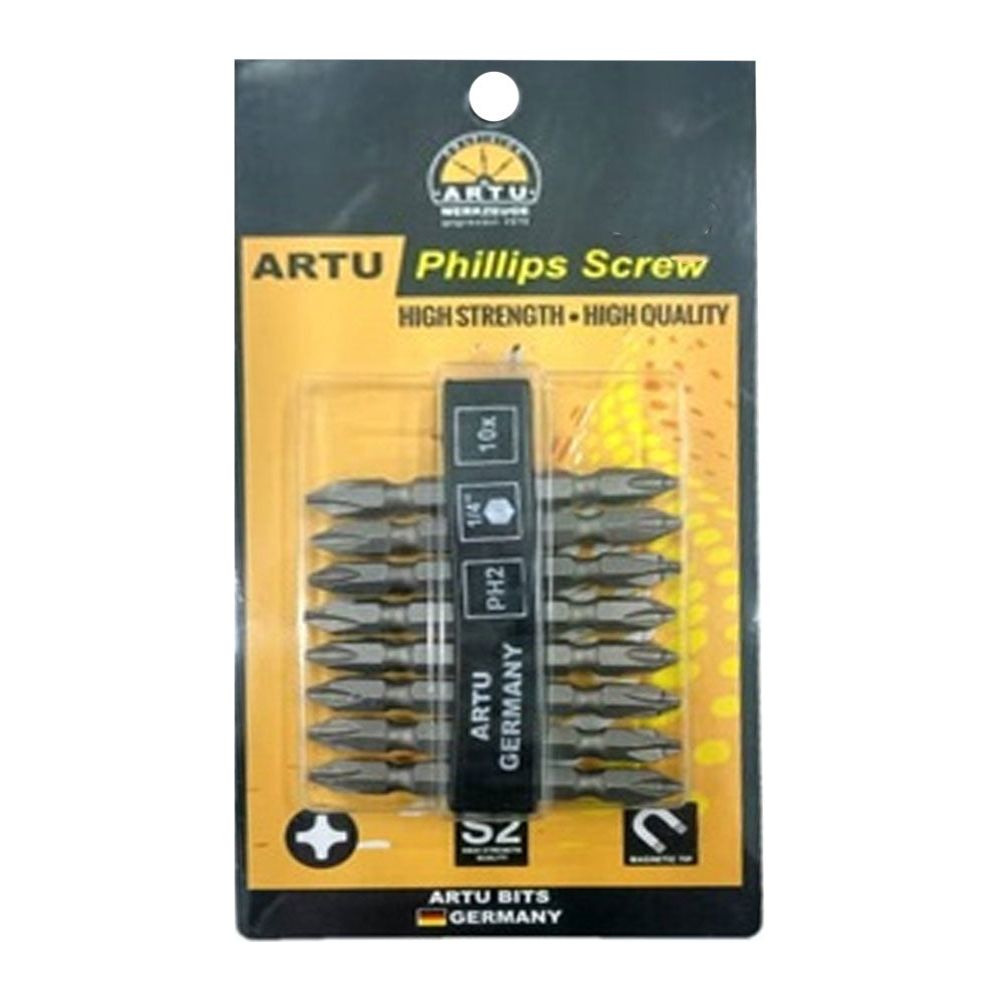 ARTU Philips Screw Bit Set 10Pcs (PH1)