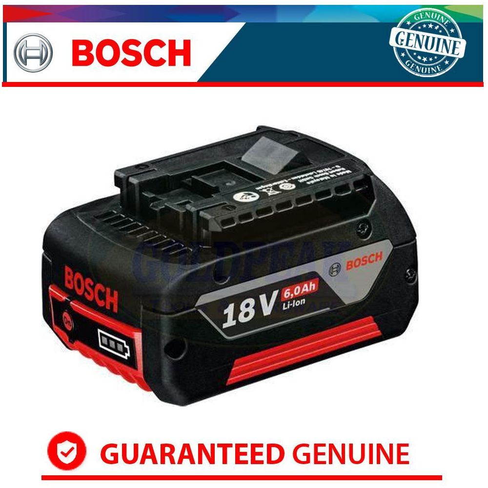 Bosch GBA 18V 6.0Ah M C Lithium Ion Battery - Goldpeak Tools PH Bosch