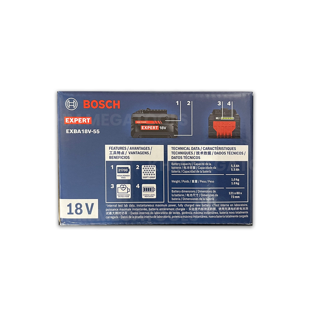 Bosch EXPERT EXBA 18V-55 Battery 5.5Ah