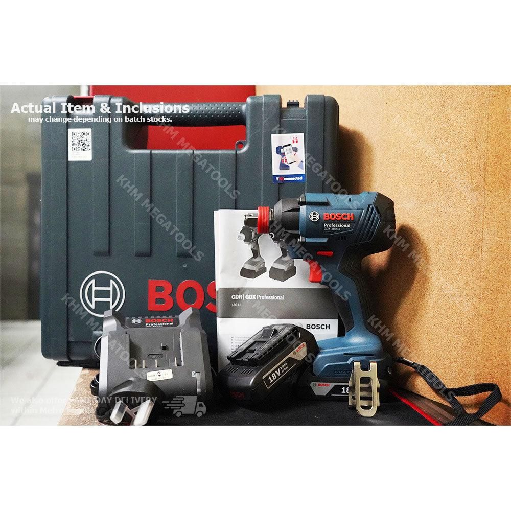 Bosch GDX 180-Li 2in1 Cordless Impact Driver / Impact Wrench 1/2