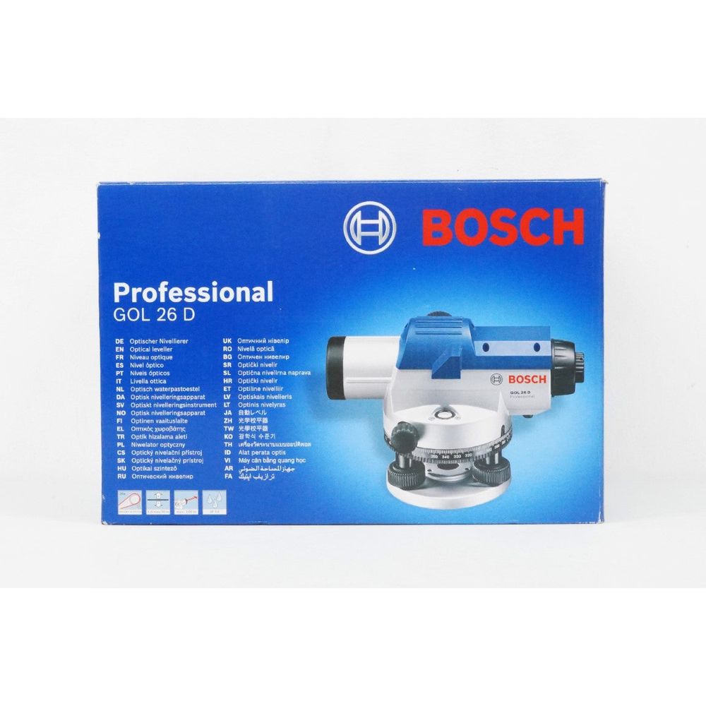 Bosch GOL 26 D Surveyor - Optical Level (100m) | Bosch by KHM Megatools Corp.
