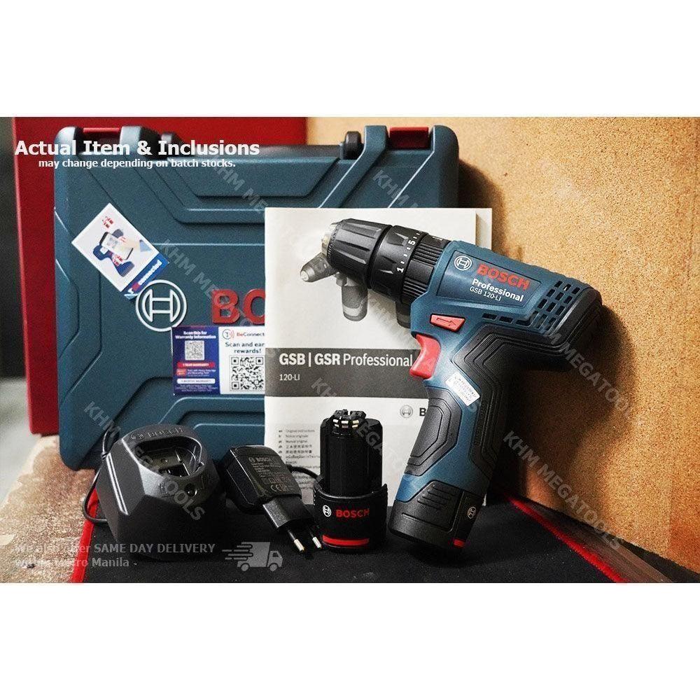 Bosch GSB 120 LI Cordless Impact Drill - Driver 10mm (3/8