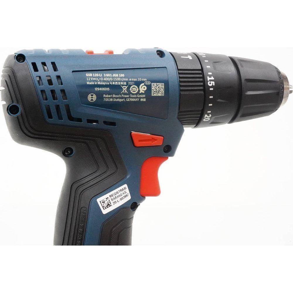 Bosch GSB 120 LI Cordless Impact Drill - Driver (One Battery Kit) 12V ...