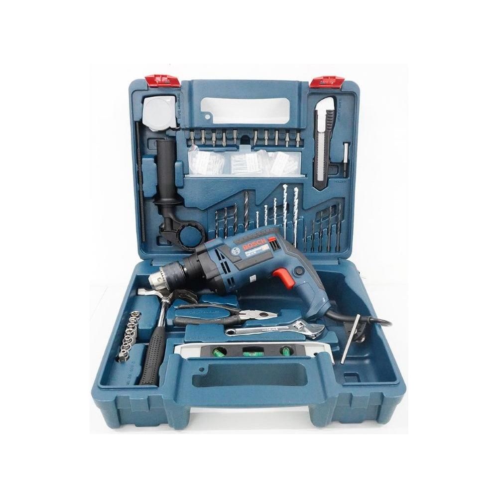 Bosch GSB 13 RE Impact Drill + Handtools with Accessories 1/2