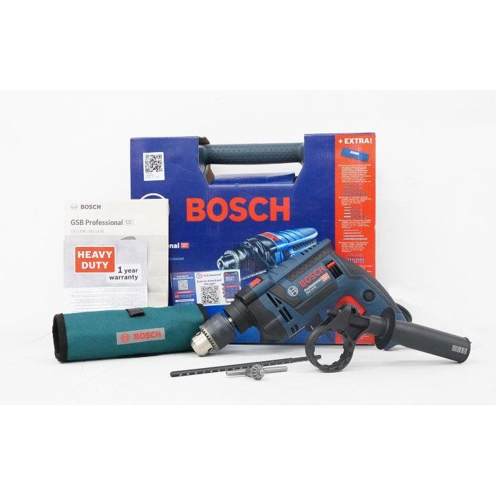 Bosch GSB 13 RE Impact Drill (WRAP) with 100 pcs Accessories 1/2