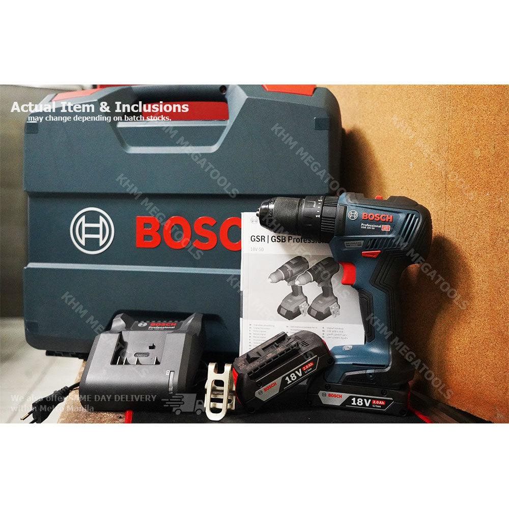 Bosch GSB 18V-50 Cordless Brushless Impact Drill - Driver 1/2