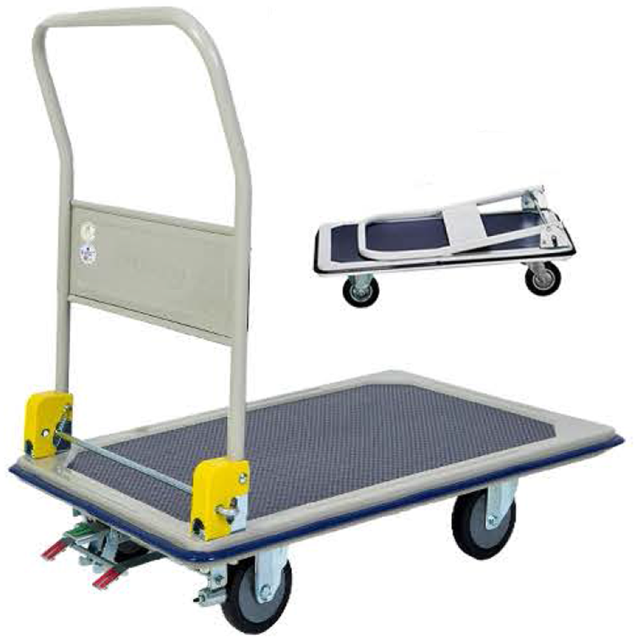 Jumbo HB-210JCF Steel Platform Trolley with Foot Brake